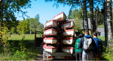 Pasiruošimas kelionei baidarėmis